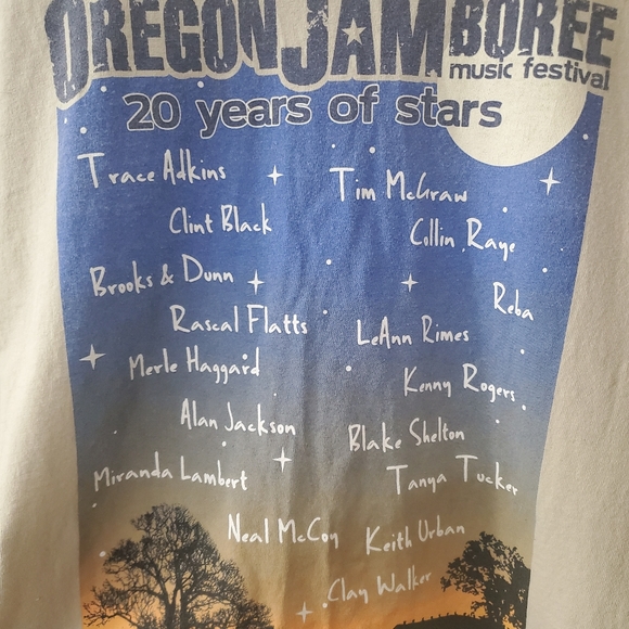 Oregon Jamboree Music Festival long sleeve, Medium, Rascal Flatt. 2012 - Picture 4 of 8